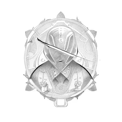 Hermes Staff tattoo design idea