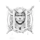 Hermes Staff tattoo design idea