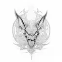 Hermes Staff tattoo design idea