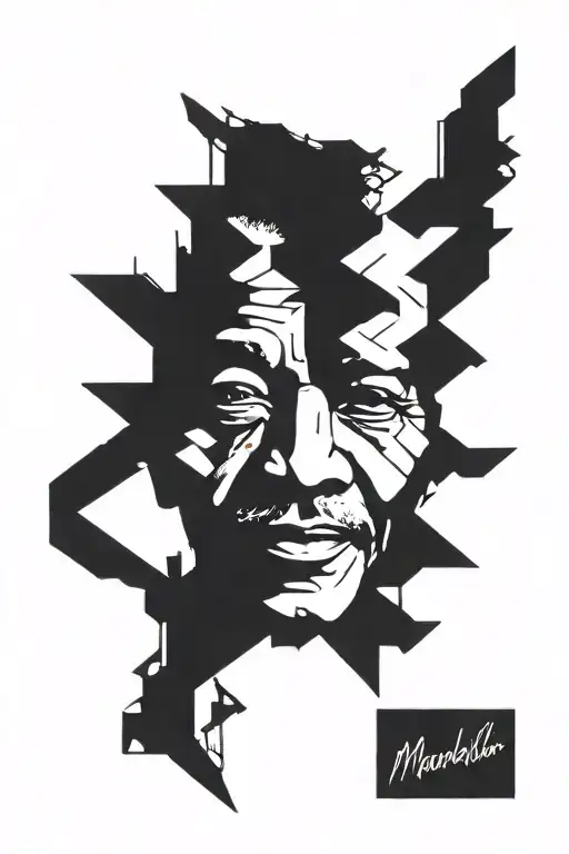 Mandela tattoo design idea