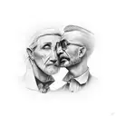 father in memory  tattoo design idea