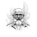 father in memory  tattoo design idea