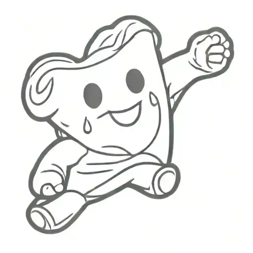 SOUR PATCH KIDS tattoo design idea