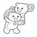 SOUR PATCH KIDS tattoo design idea