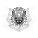 sleeve with aztec design, aztec pyramid, mexican eagle  cheetah,  tattoo design idea