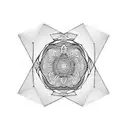 Zen, Air, Flow, Relax, Forward, Simple, Geometric tattoo design idea