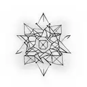 A simple, elegant, and minimal monochrome hand tattoo that contains symbols for flow, breathe, and moving forward. tattoo design idea