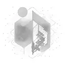 Flowing Air, Relaxing, Moving Forward, Geometric, Minimal, Simple, Fun tattoo design idea