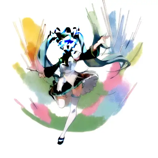 Miku tattoo design idea