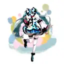 Miku tattoo design idea