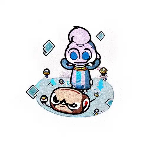 video game binding of isaac  tattoo design idea
