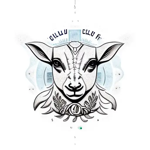 cult of the lamb tattoo design idea