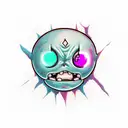 binding of Isaac game tattoo design idea