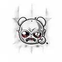 binding of Isaac game tattoo design idea