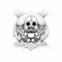 the binding of isaac  tattoo design idea