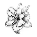 Lily tattoo design idea