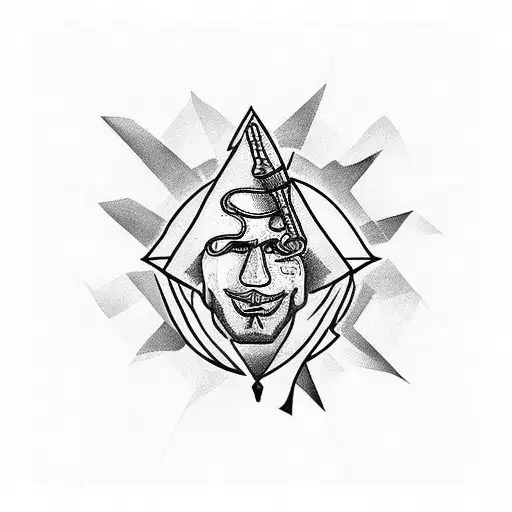 cuban bartender tattoo design idea