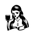 bartender matching tattoo tattoo design idea