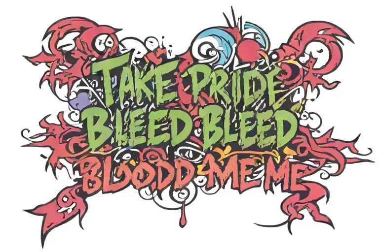 Religious quote "I take pride when I bleed, for it was the blood that saved me tattoo design idea