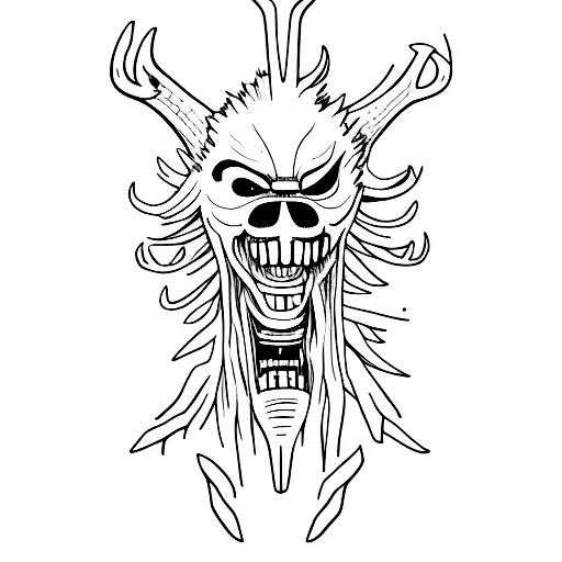 Wendigo  tattoo design idea
