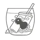sippy cup with a cookie tattoo design idea