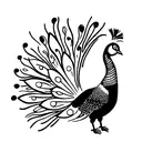Punjabi peacock  tattoo design idea