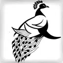 Punjabi peacock  tattoo design idea