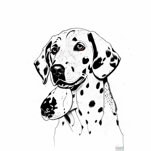 Dalmatians  tattoo design idea