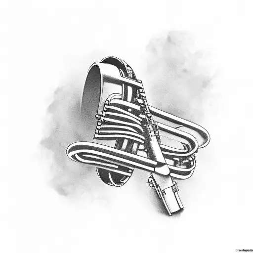 band with name with date for wife tattoo design idea