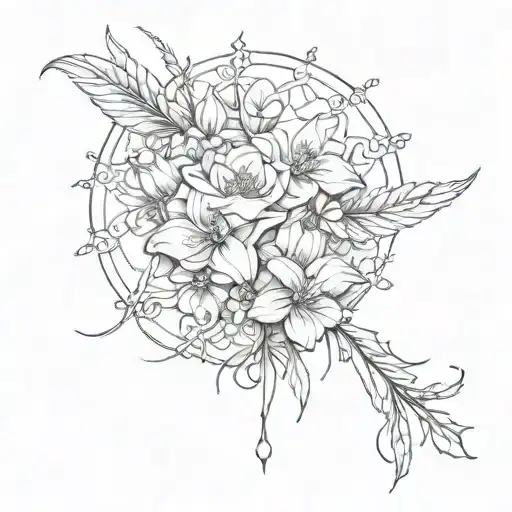 in remembrance tattoo design idea