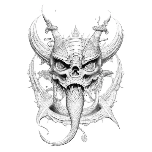 tatuaje de triton tattoo design idea