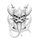 tatuaje de triton tattoo design idea