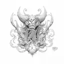 tatuaje de triton tattoo design idea