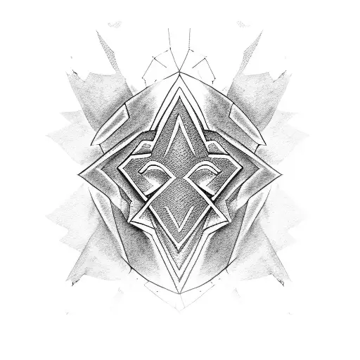 A dotwork tattoo of Superman's silhouette filled with intricate psychological symbols tattoo design idea