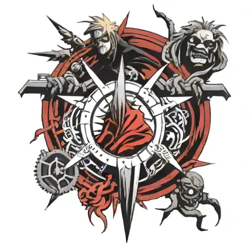 hellsing  tattoo design idea