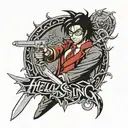 hellsing  tattoo design idea