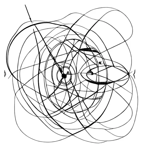 a path made by track wheels of a motorcycle, begins in the center of south america and end on canada tattoo design idea