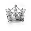 King crown with 'Reign' on it tattoo design idea