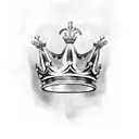 King crown with 'Reign' on it tattoo design idea