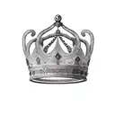 Persian King crown  tattoo design idea