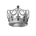 Persian King crown  tattoo design idea