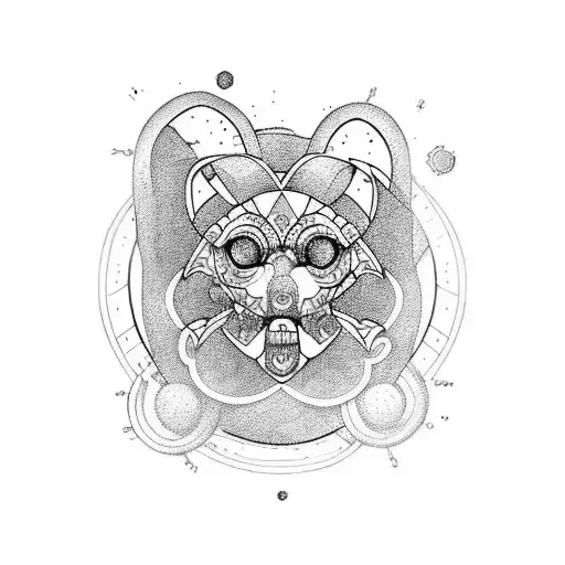 bingo tattoo design idea