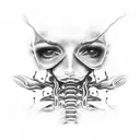 spinal cord  tattoo design idea