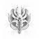spinal cord  tattoo design idea