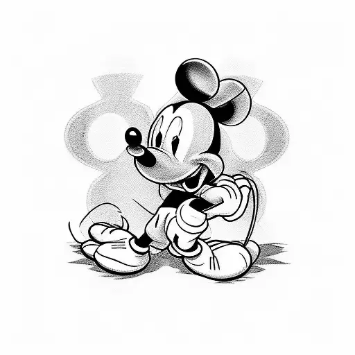 Mickey Mouse, ny jets, ny Yankees, teddy bear, angel baby, roses tattoo design idea