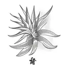 Bird of Paradise tattoo design idea