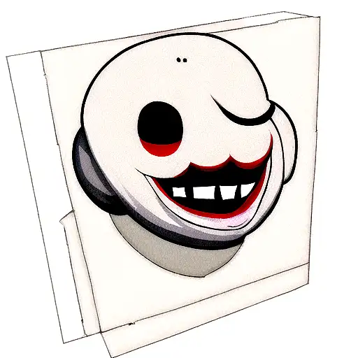 Art the clown from the Movie Terrifier  tattoo design idea