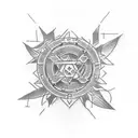 Small tattoo which shows focus, positivity and hardwork symbol  tattoo design idea