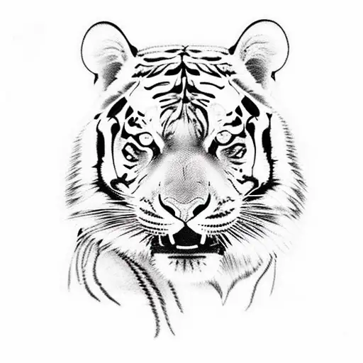 jungle vines saying Isaiah 41:10 with a tiger below tattoo design idea