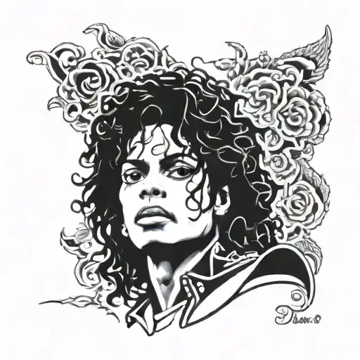 michael jackson tattoo design idea